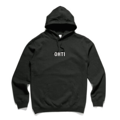 BLACK LOGO HOODIE Thumbnail